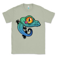Matcha cute colorful cartoon gecko Classic Tee - linhVisuals