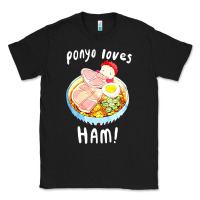 Black studio ghibli ponyo loves ham Classic Tee - linhVisuals