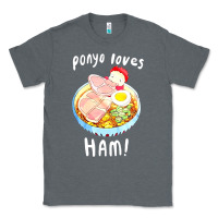 Charcoal Heather studio ghibli ponyo loves ham Classic Tee - linhVisuals