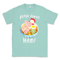 Seafoam studio ghibli ponyo loves ham Classic Tee - linhVisuals
