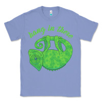 Colony Blue hang in there magical chameleon Classic Tee - linhVisuals