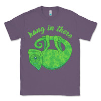 Lavender hang in there magical chameleon Classic Tee - linhVisuals