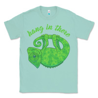 Seafoam hang in there magical chameleon Classic Tee - linhVisuals