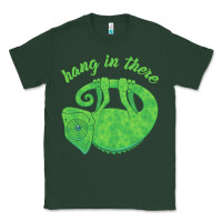 Sports Green hang in there magical chameleon Classic Tee - linhVisuals