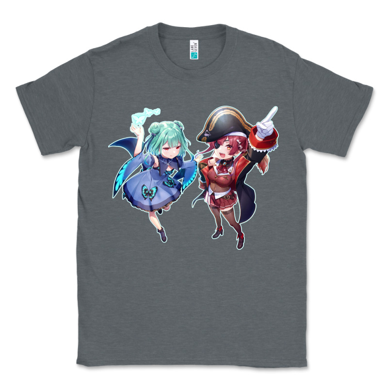 Houshou Marine And Uruha Rushia Classic Tee by linhVisuals | Teevron