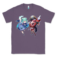 Lavender Houshou Marine and Uruha Rushia Classic Tee - linhVisuals