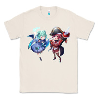 Natural Houshou Marine and Uruha Rushia Classic Tee - linhVisuals