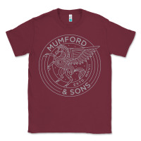 Burgundy #mumford and #sons #pegasus Classic Tee - linhVisuals
