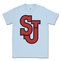 Dusty Blue st. john's red storm Classic Tee - linhVisuals