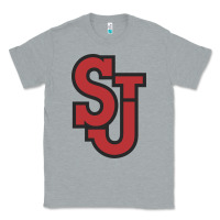 Heather Grey st. john's red storm Classic Tee - linhVisuals