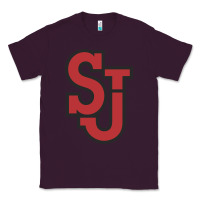 Plum st. john's red storm Classic Tee - linhVisuals
