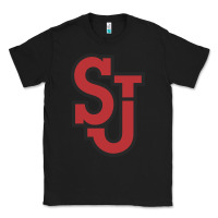 Black st. john's red storm Classic Tee - linhVisuals