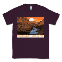 Plum vintage grand canyon national park retro colorado river 80s Classic Tee - linhVisuals