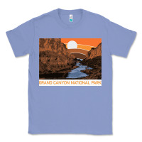 Colony Blue vintage grand canyon national park retro colorado river 80s Classic Tee - linhVisuals
