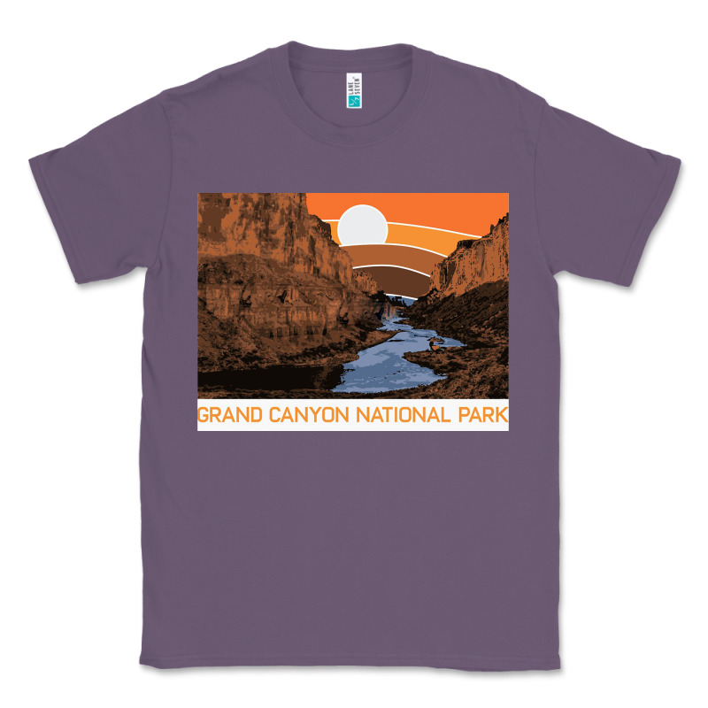 Vintage Grand Canyon National Park Retro Colorado River 80s Classic Tee by linhVisuals | Teevron