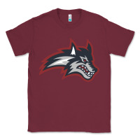 Burgundy stony brook seawolves Classic Tee - linhVisuals
