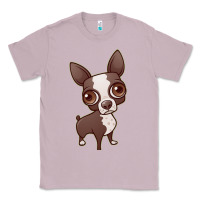 Lilac zippy the boston terrier Classic Tee - linhVisuals