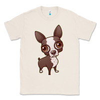 Natural zippy the boston terrier Classic Tee - linhVisuals