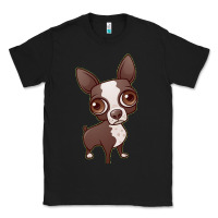 Black zippy the boston terrier Classic Tee - linhVisuals
