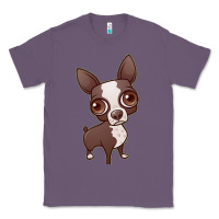 Lavender zippy the boston terrier Classic Tee - linhVisuals