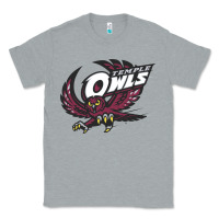 Heather Grey temple owls Classic Tee - linhVisuals