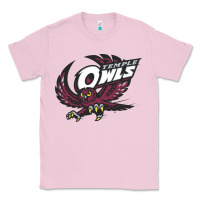 Bubblegum Pink temple owls Classic Tee - linhVisuals