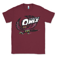 Burgundy temple owls Classic Tee - linhVisuals