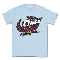 Dusty Blue temple owls Classic Tee - linhVisuals