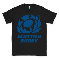 Black scottish rugby Classic Tee - linhVisuals