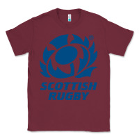 Burgundy scottish rugby Classic Tee - linhVisuals