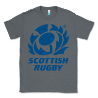 Charcoal Heather scottish rugby Classic Tee - linhVisuals