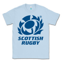 Dusty Blue scottish rugby Classic Tee - linhVisuals