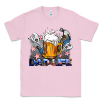 Bubblegum Pink dad life beer and tools Classic Tee - BarkalooDesign