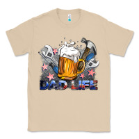 Mushroom dad life beer and tools Classic Tee - BarkalooDesign