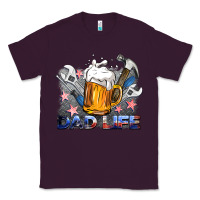 Plum dad life beer and tools Classic Tee - BarkalooDesign