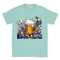 Seafoam dad life beer and tools Classic Tee - BarkalooDesign