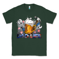 Sports Green dad life beer and tools Classic Tee - BarkalooDesign