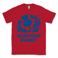 Red scottish rugby Classic Tee - linhVisuals