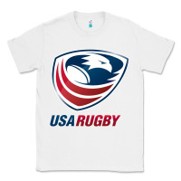 White rugby Classic Tee - linhVisuals
