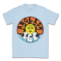 Dusty Blue Ice Abolish Classic Tee - linhVisuals