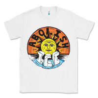 White Ice Abolish Classic Tee - linhVisuals