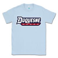 Dusty Blue duquesne sports Classic Tee - linhVisuals