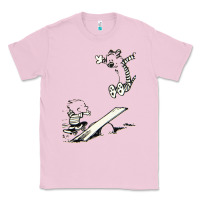 Bubblegum Pink hobbes Classic Tee - linhVisuals