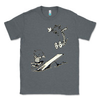 Charcoal Heather hobbes Classic Tee - linhVisuals