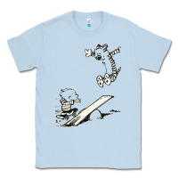 Dusty Blue hobbes Classic Tee - linhVisuals