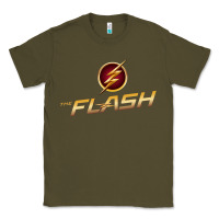 Army Green the flash 02 Classic Tee - linhVisuals
