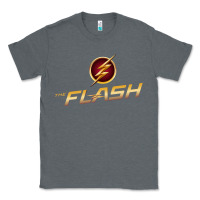 Charcoal Heather the flash 02 Classic Tee - linhVisuals