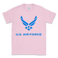 Bubblegum Pink us force usaf distressed Classic Tee - linhVisuals