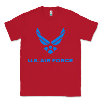 Red us force usaf distressed Classic Tee - linhVisuals
