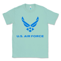 Seafoam us force usaf distressed Classic Tee - linhVisuals
